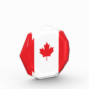 Canada flag photo block