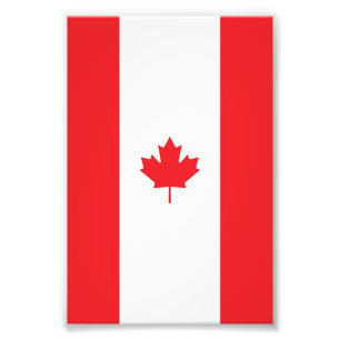 Canada flag photo print