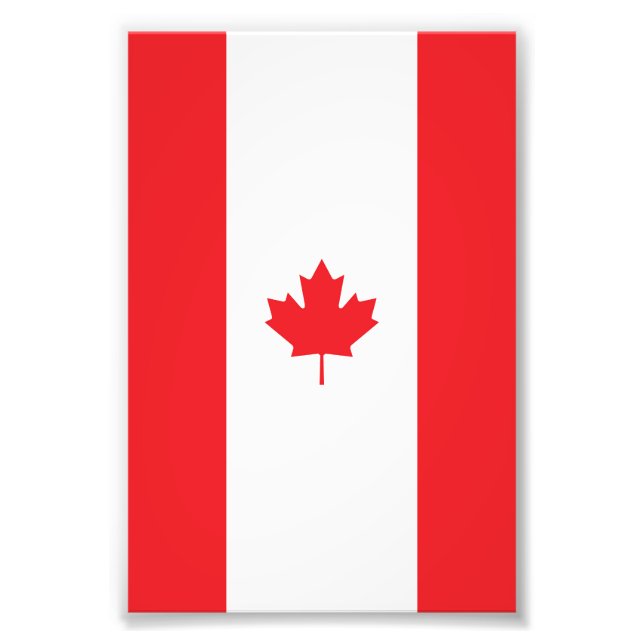 Canada flag photo print (Front)
