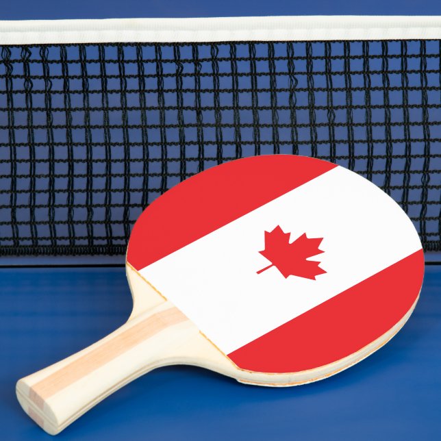 Canada flag ping pong paddle (Insitu)