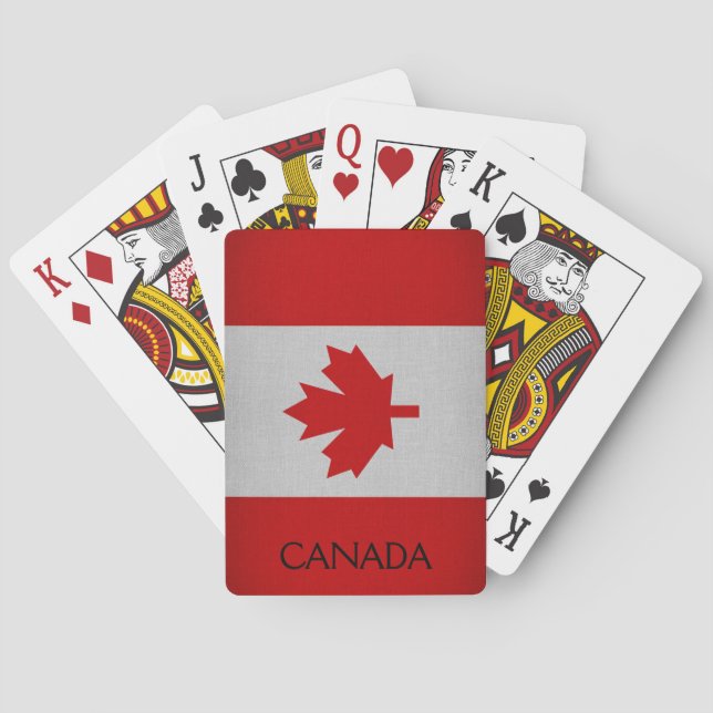 Canada Flag Playing Cards (Back)