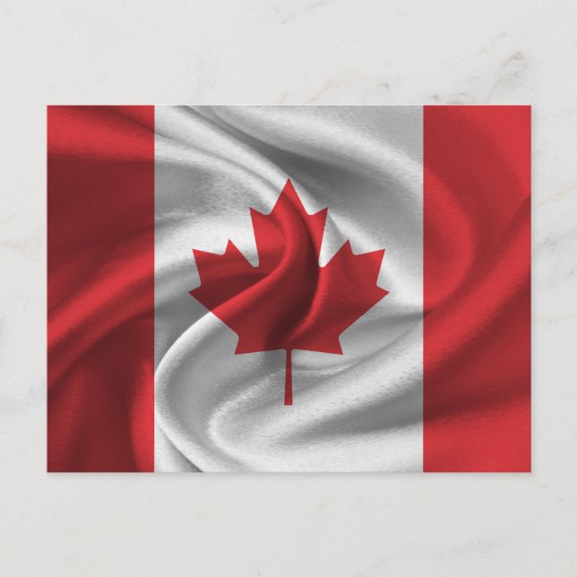 Canada Flag Postcard (Front)