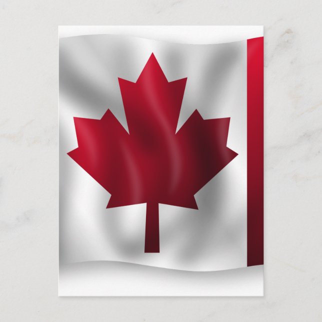 Canada Flag Postcard (Front)
