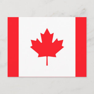 Canada Flag Postcard – Canadian Souvenir Mailer