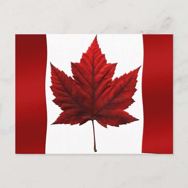 Canada Flag Postcards Canadian Souvenir Postcards (Front)