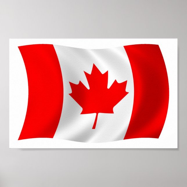 Canada Flag Poster Print (Front)