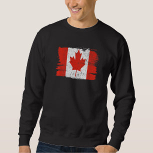 Canada Flag Pride Friendship Pride Peace Vintage R Sweatshirt