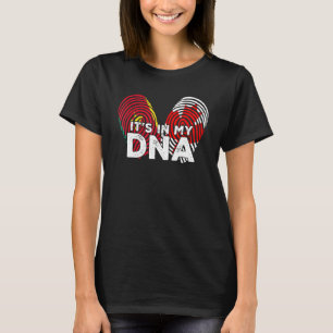 Canada Flag Proud Senegal Senegalese DNA Fingerpri T-Shirt