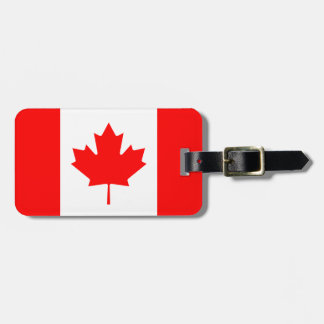 Canada Flag Proudly Canadian Oh Canada! Nation Luggage Tag