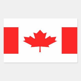 Canada Flag Rectangular Sticker