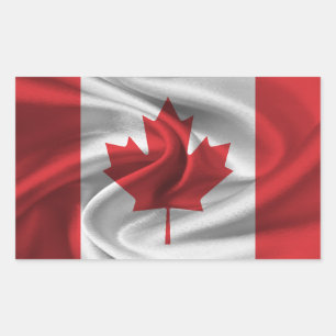 Canada Flag Rectangular Sticker