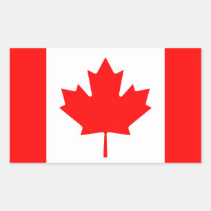 Canada Flag Rectangular Sticker