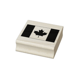 Canada Flag Rubber Stamp
