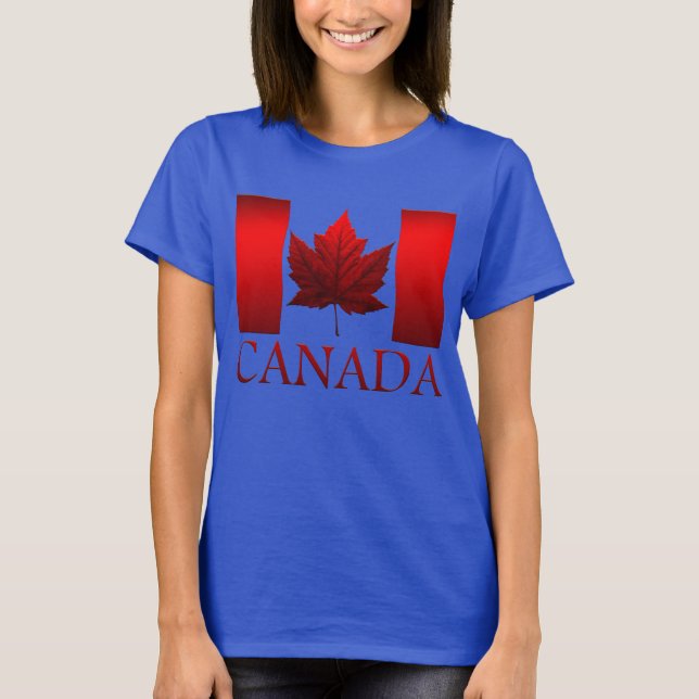 Canada Flag Shirt Plus Size Canada Baseball Jersey (Front)