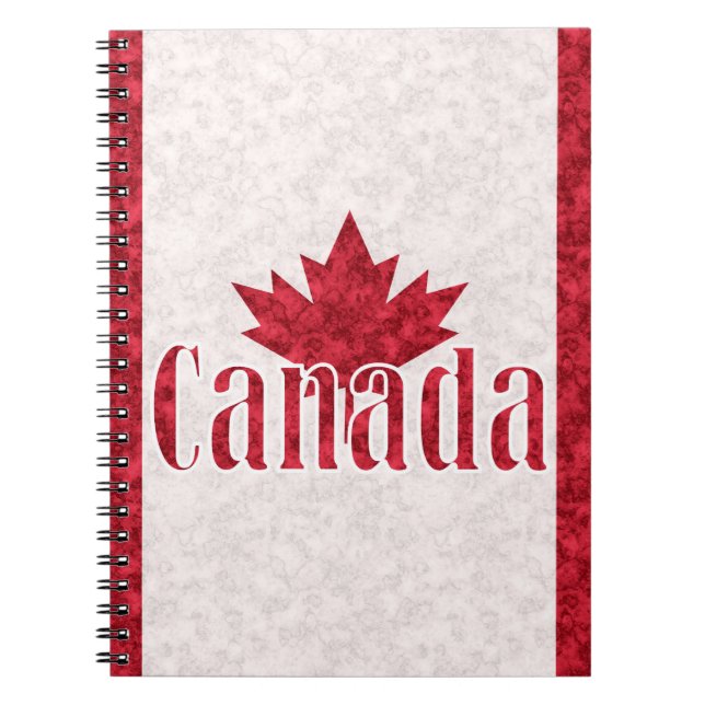 Canada, flag shower  notebook (Front)