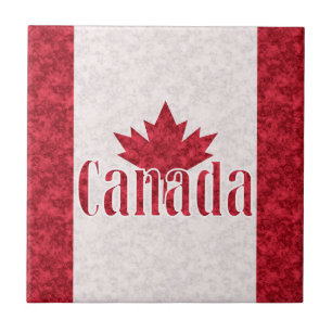 Canada, flag shower  tile