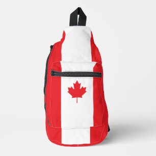 Canada flag sling bag