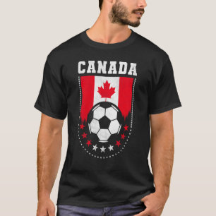Canada Flag Soccer Fan T-Shirt