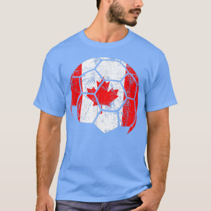 Canada Flag Soccer Football Jersey Canada Fan T-Shirt