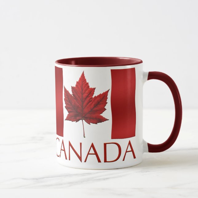 Canada Flag Souvenir Coffee Cup Canada Mug (Right)
