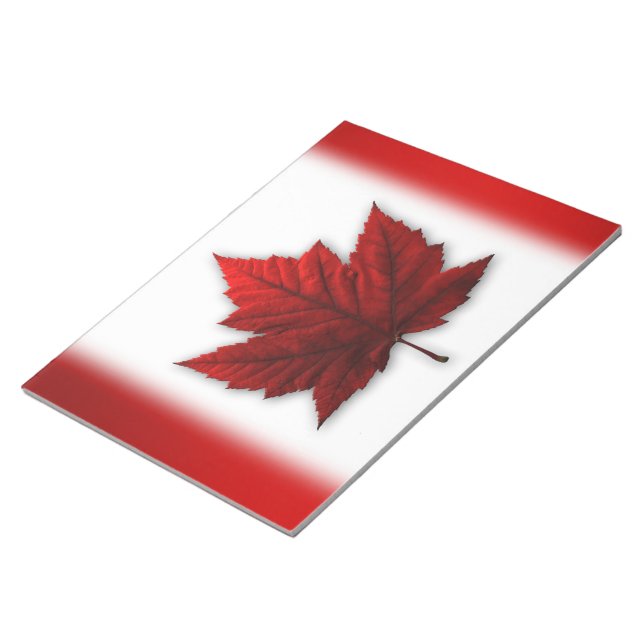 Canada Flag Souvenir Notepad Canada Gifts (Angled)