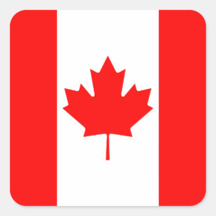 Canada Flag Square Sticker