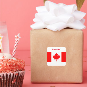 Canada Flag Square Sticker