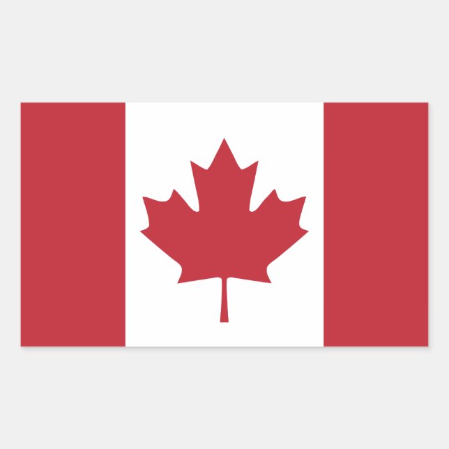 Canada Flag Sticker (Front)