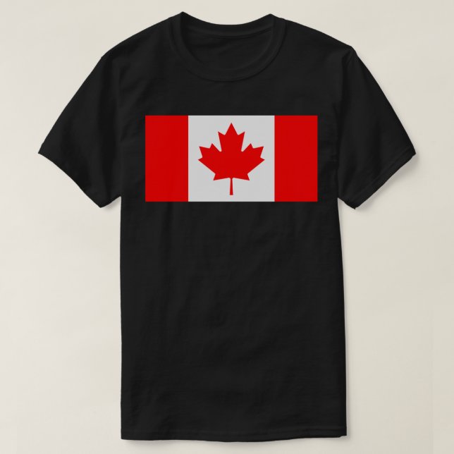 canada flag T-Shirt (Design Front)