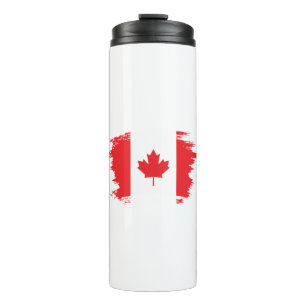 Canada flag thermal tumbler