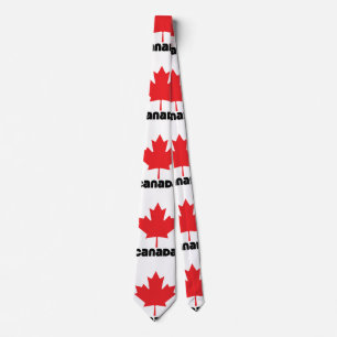 Canada Flag Tie