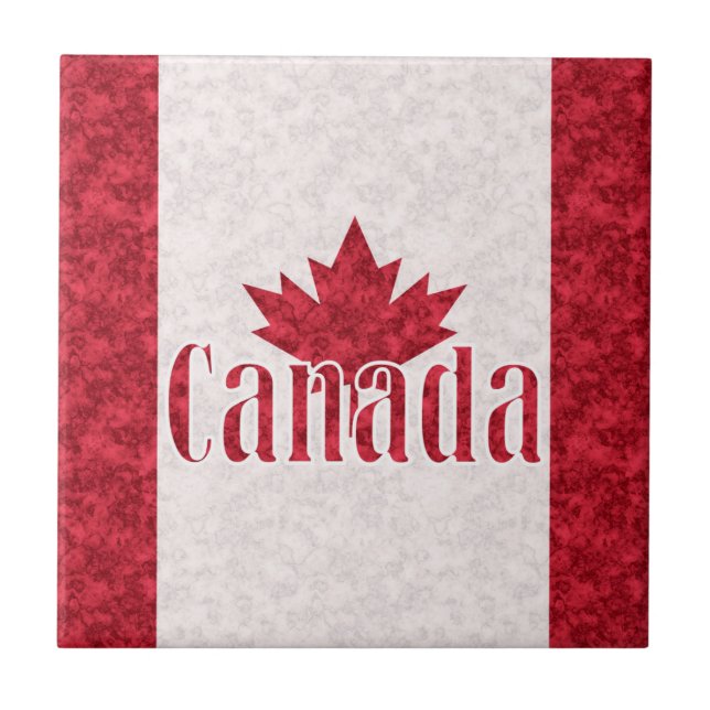 Canada, flag tile (Front)
