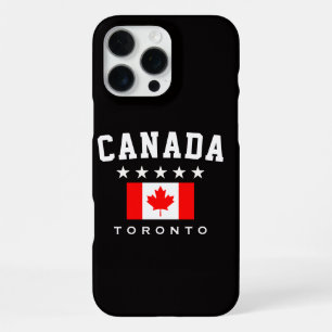 Canada Flag, TORONTO City iPhone 16 Pro Max Case