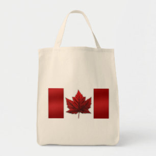 Canada Flag Tote Bag Environmental Canada Tote Bag