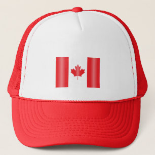 Canada flag trucker hat
