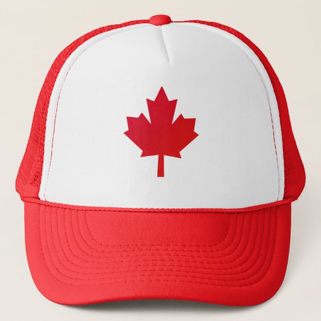 Canada flag trucker hat (Front)