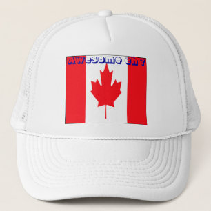 Canada flag trucker hats