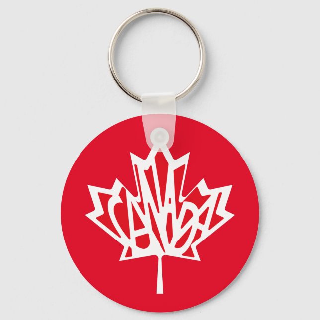 CANADA FLAG VERSION FREE by Masanser Key Ring (Front)