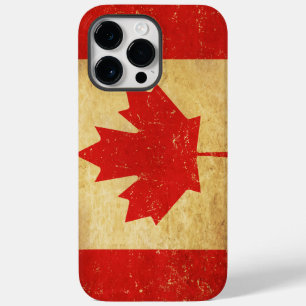 Canada Flag Vintage Design Case-Mate iPhone 14 Pro Max Case