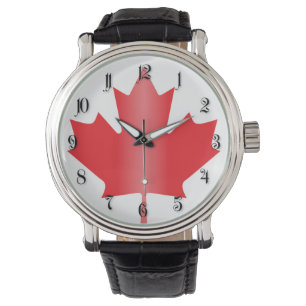 Canada flag watch