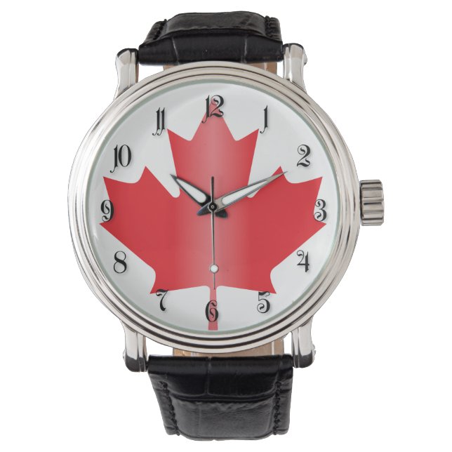 Canada flag watch (Front)