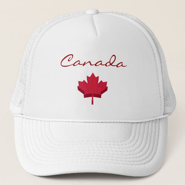Canada Flag White Hat (Front)