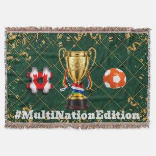 Canada Football 2026 Global Games Slogan Blanket