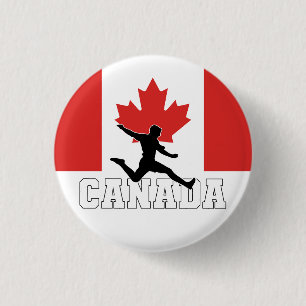 Canada Football Soccer National Team 3 Cm Round Badge