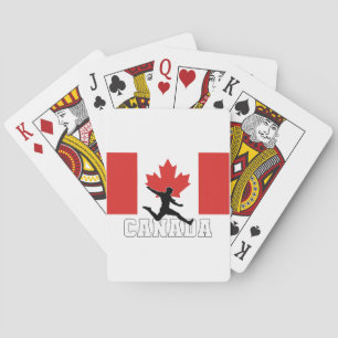 Canada Football Soccer National Team Playing Cards