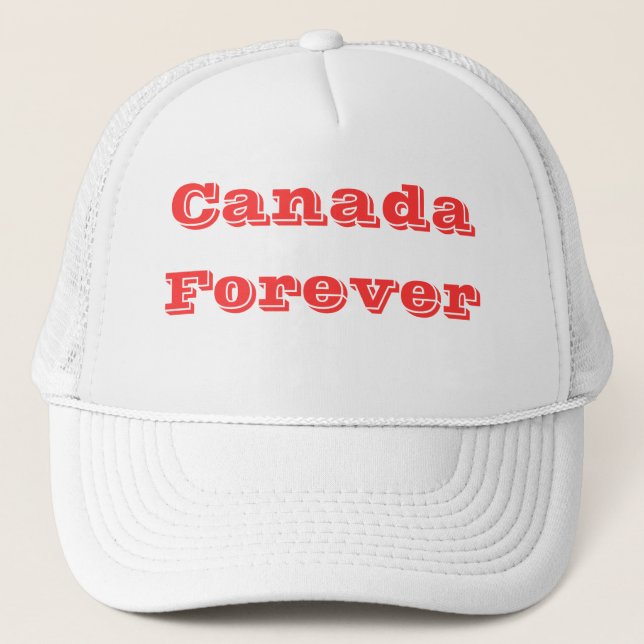 Canada forever trucker hat (Front)