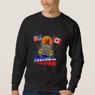 Canada Freedom Convoy 2022 Canadian Truckers Suppo Sweatshirt