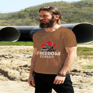 Canada Freedom Convoy 2022 Canadian Truckers Suppo T-Shirt