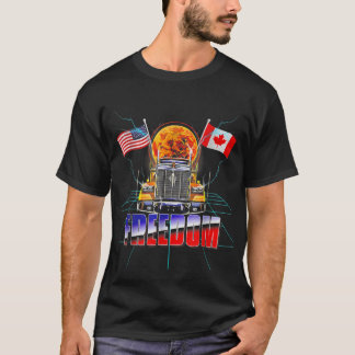 Canada Freedom Convoy 2022 Canadian Truckers Suppo T-Shirt