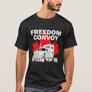 Canada Freedom Convoy 2022 Canadian Truckers T-Shirt